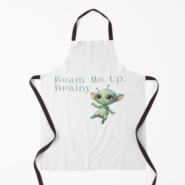Item preview, Beam Me Up, Brainy – Funny Alien Pun Design, Clever Sci-Fi Brain Teaser Art designed and sold by baggycatsworld.