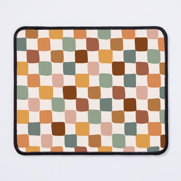 Item preview, Boho Checkerboard Pattern Retro Sage & Terracotta Aesthetic for Dorm Decor and Bedding designed and sold by HastyHouse.