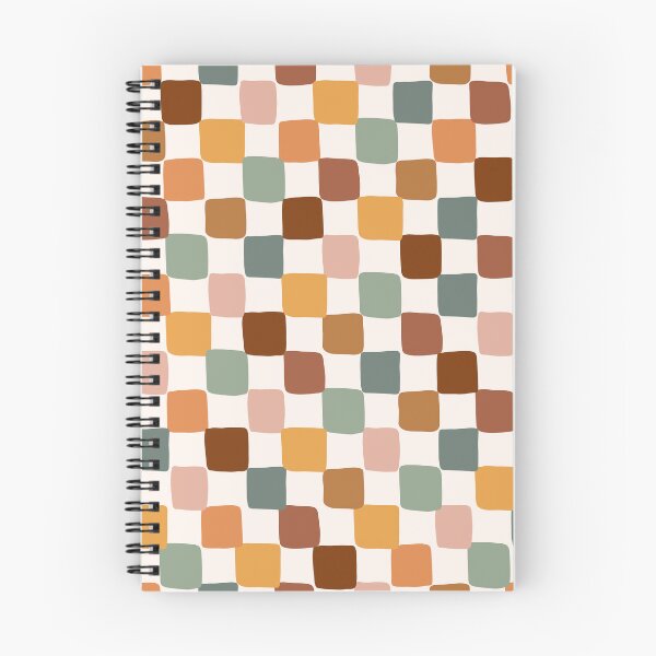 Item preview, Boho Checkerboard Pattern Retro Sage & Terracotta Aesthetic for Dorm Decor and Bedding designed and sold by HastyHouse.