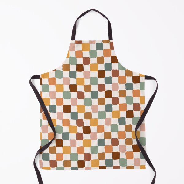 Item preview, Boho Checkerboard Pattern Retro Sage & Terracotta Aesthetic for Dorm Decor and Bedding designed and sold by HastyHouse.