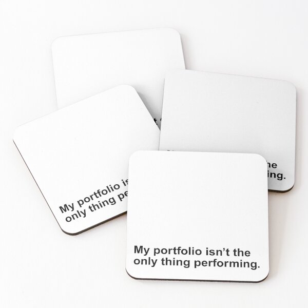 Item preview, My portfolio isn’t the only thing performing. Black Ink Sticker designed and sold by RebelCactusStore.