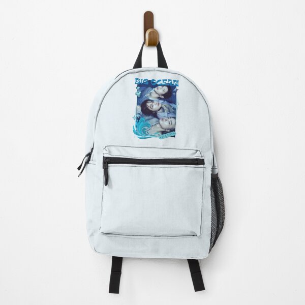 Item preview, Big Ocean Blue Kpop Group Retro Collage Design designed and sold by HELL0WBELLO.
