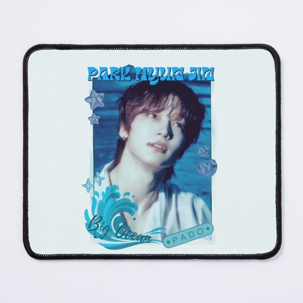 Item preview, Big Ocean Park Hyun Jin (박현진) Blue Kpop Group Retro Collage Design designed and sold by HELL0WBELLO.