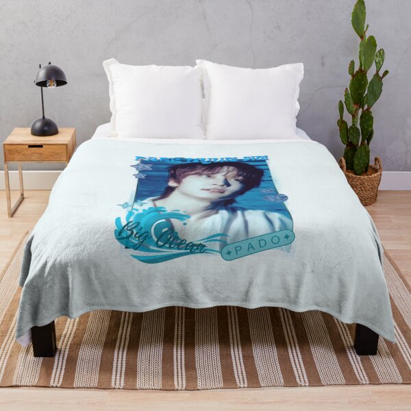 Item preview, Big Ocean Park Hyun Jin (박현진) Blue Kpop Group Retro Collage Design designed and sold by HELL0WBELLO.