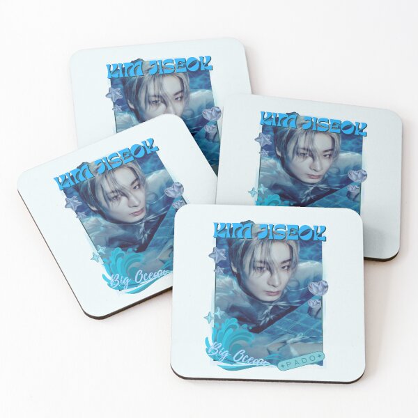 Item preview, Big Ocean Kim Ji Seok (김지석) Blue Kpop Group Retro Collage Design designed and sold by HELL0WBELLO.