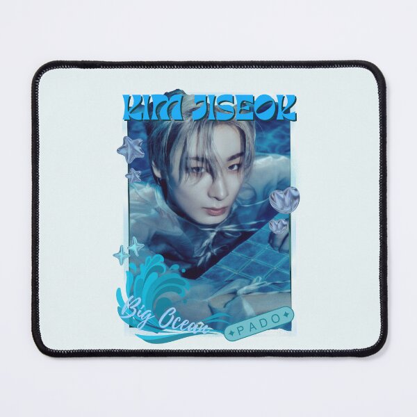 Item preview, Big Ocean Kim Ji Seok (김지석) Blue Kpop Group Retro Collage Design designed and sold by HELL0WBELLO.