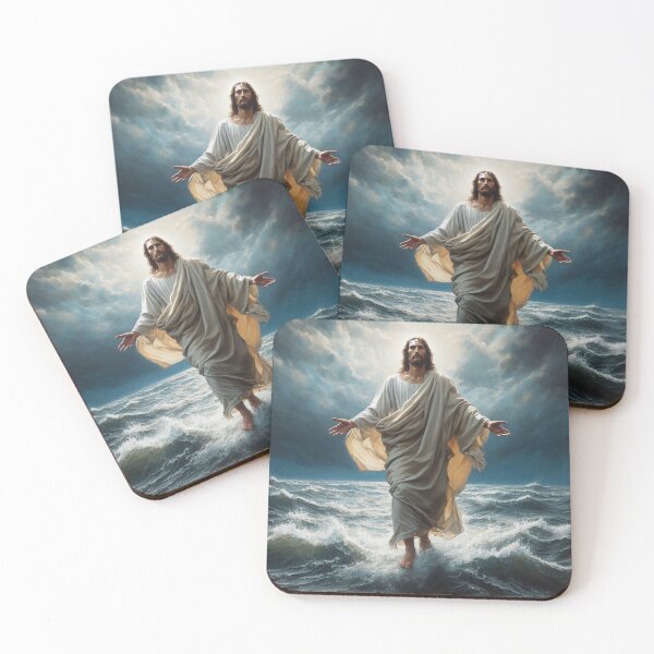 Item preview, Jesus Walking on Water designed and sold by Myra365Art.