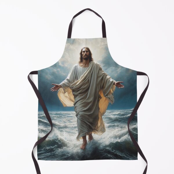 Item preview, Jesus Walking on Water designed and sold by Myra365Art.