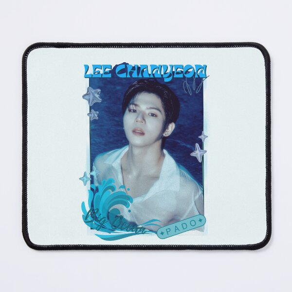 Item preview, Big Ocean Lee Chan Yeon (이찬연) Blue Kpop Group Retro Collage Design designed and sold by HELL0WBELLO.