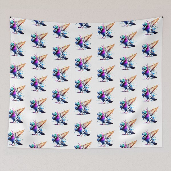 Item preview, Watercolor Dabbing Pigeon  designed and sold by TheAnimalZ00.
