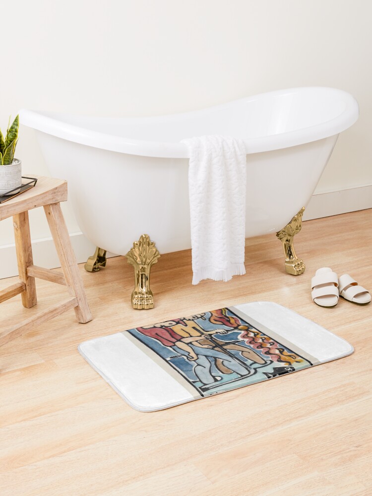 Thumbnail 2 of 6, Bath Mat, Walter Anderson designed and sold by DeepikaMisra.