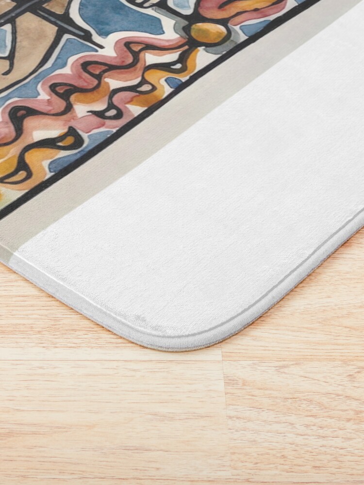 Thumbnail 3 of 6, Bath Mat, Walter Anderson designed and sold by DeepikaMisra.