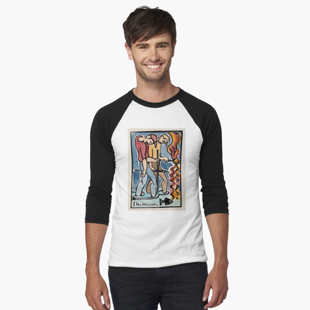 Item preview, Baseball ¾ Sleeve T-Shirt designed and sold by DeepikaMisra.