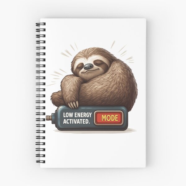 Item preview, Embrace your inner sloth—Low Energy Mode: Activated and proud! designed and sold by Chroma Myst.