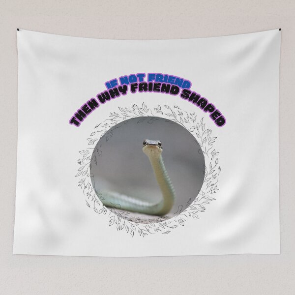 Item preview, Snake is friend designed and sold by AutisticShark.