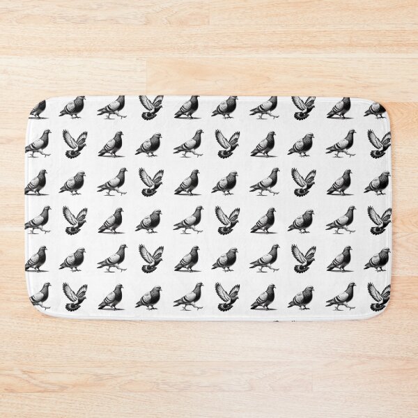 Item preview, Black And White Pigeons designed and sold by TheAnimalZ00.