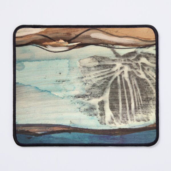 Item preview, Trillium block print horizontal plane and sand designed and sold by jessrussell.