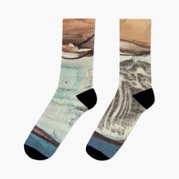 Item preview, Trillium block print horizontal plane and sand designed and sold by jessrussell.