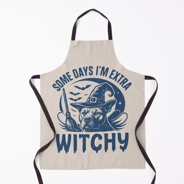 Item preview, Some Days I'm Extra Witchy – American Pit Bull Terrier Halloween designed and sold by Bossy Dogs Co..