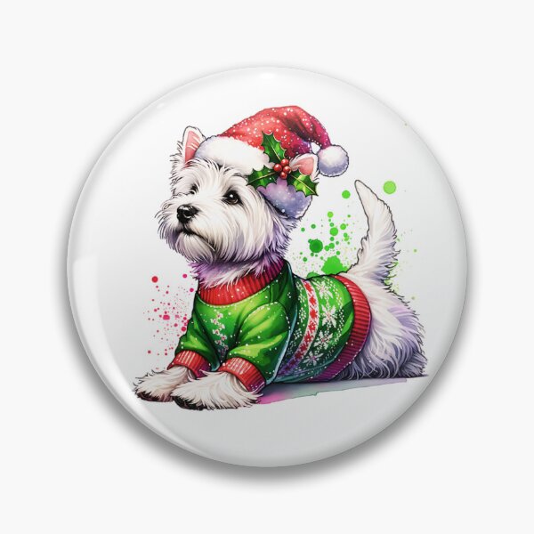 Artikelvorschau, West Highland White Terrier Weihnachten entworfen und verkauft von TheAnimalZ00.
