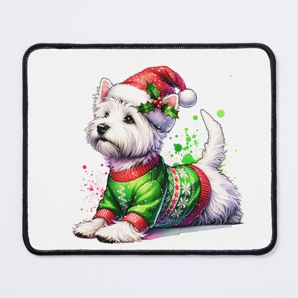 Item preview, West Highland White Terrier Christmas designed and sold by TheAnimalZ00.