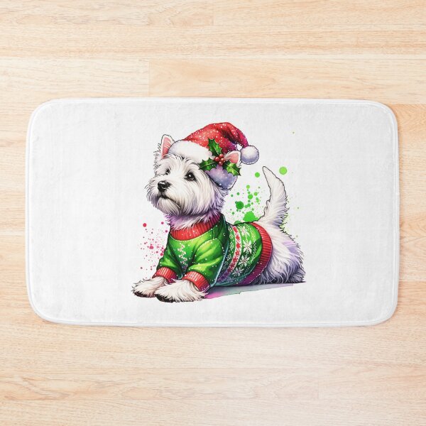 Item preview, West Highland White Terrier Christmas designed and sold by TheAnimalZ00.
