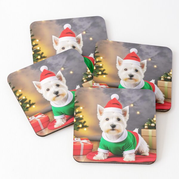 Item preview, West Highland White Terrier Dog Christmas designed and sold by TheAnimalZ00.