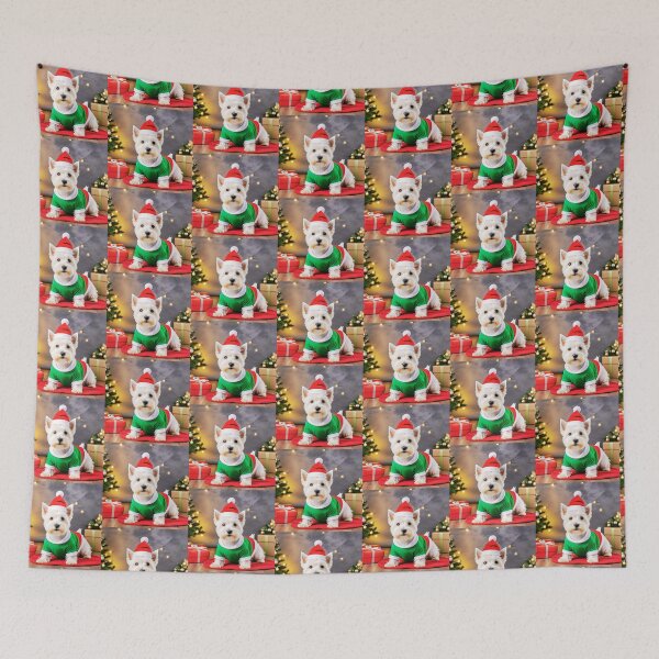 Item preview, West Highland White Terrier Dog Christmas designed and sold by TheAnimalZ00.