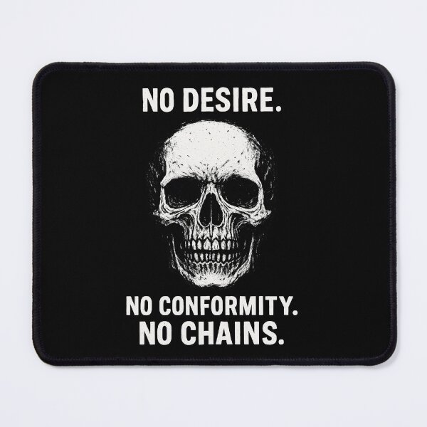Item preview, No Desire No Conformity No Chains Horror Art designed and sold by Uglyandcute.