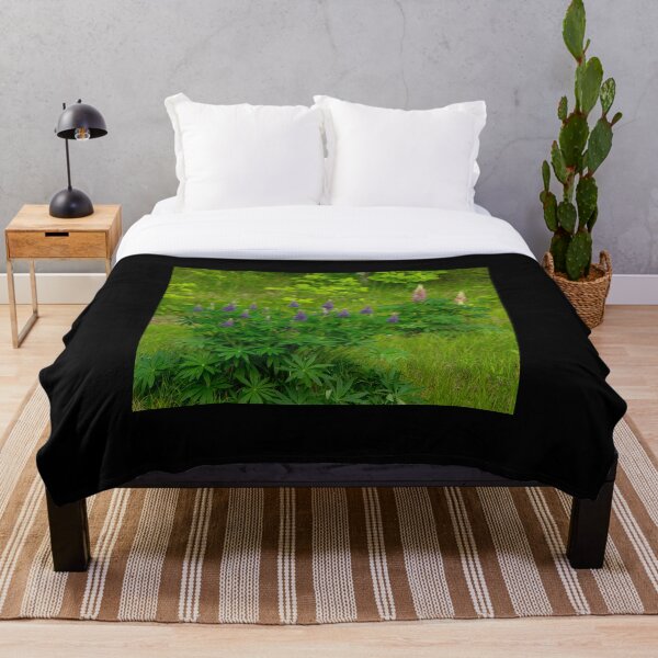 Item preview, Lupines in full bloom summer scene designed and sold by Roxane Bay.