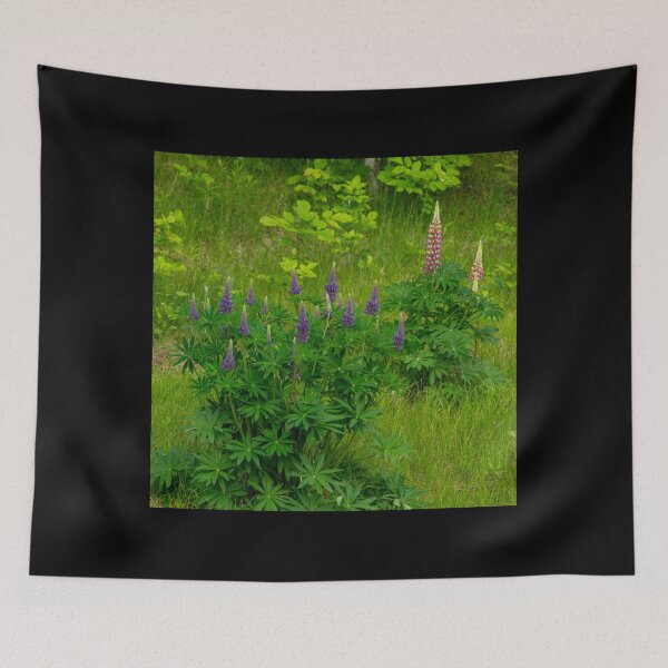 Item preview, Lupines in full bloom summer scene designed and sold by Roxane Bay.
