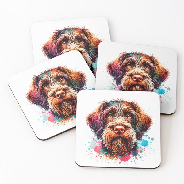 Item preview, Watercolor Wirehaired Pointing Griffon designed and sold by TheAnimalZ00.