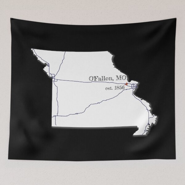 Item preview, O'Fallon, MO [White] designed and sold by PhilbonianDezin.