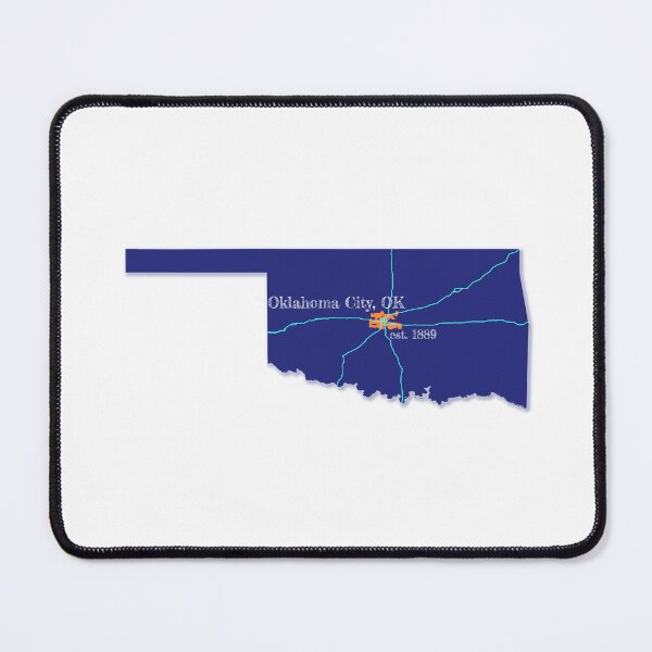 Item preview, Oklahoma City, OK [Blue] designed and sold by PhilbonianDezin.
