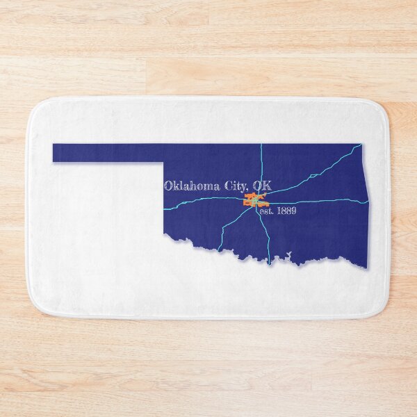 Item preview, Oklahoma City, OK [Blue] designed and sold by PhilbonianDezin.