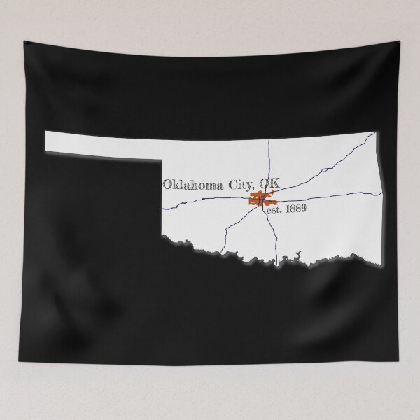 Item preview, Oklahoma City, OK [White] designed and sold by PhilbonianDezin.