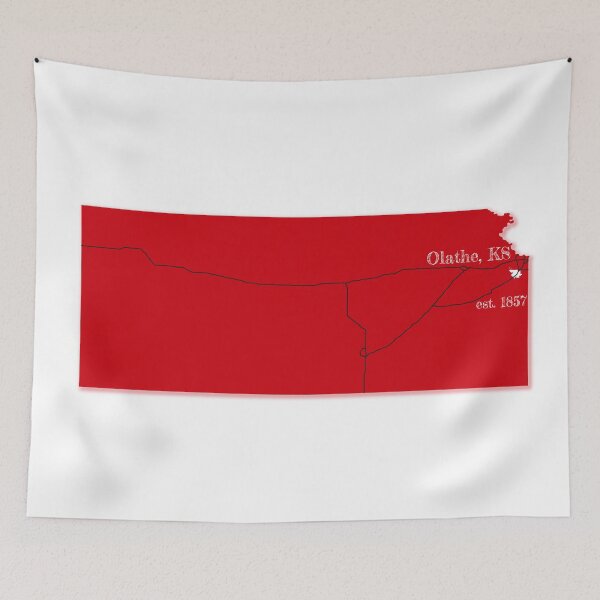 Item preview, Olathe, KS [Red] designed and sold by PhilbonianDezin.