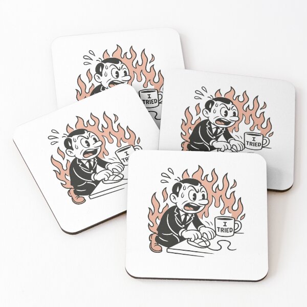 Item preview, Clicking & Surviving – Funny Office Sticker designed and sold by Out of Orbit.