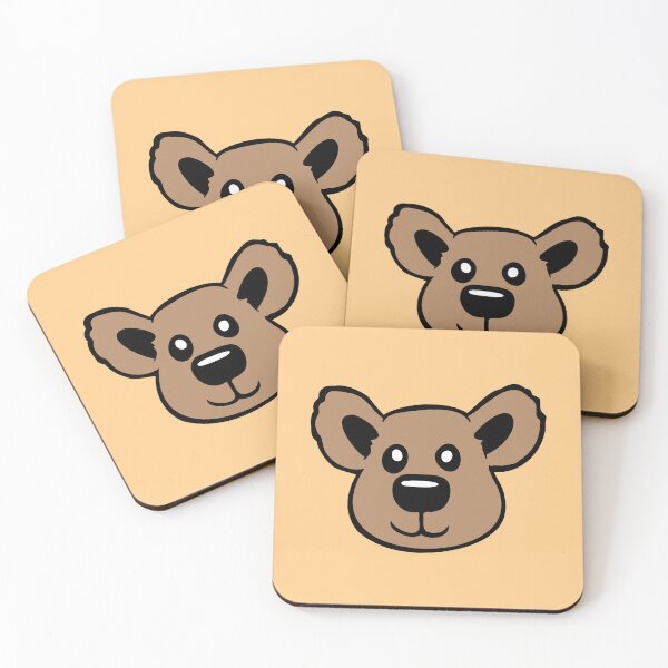 Item preview, Bear Happy Smile Cute Teddy Friendly Comic Grizzly designed and sold by shirt-o-mat.