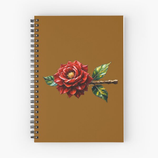 Item preview, Crimson Rose Bloom – Botanical Clipart designed and sold by ARTYNest.store.