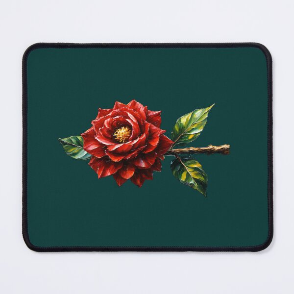 Item preview, Crimson Rose Bloom – Botanical Clipart designed and sold by ARTYNest.store.