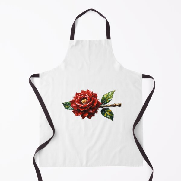 Item preview, Crimson Rose Bloom – Botanical Clipart designed and sold by ARTYNest.store.