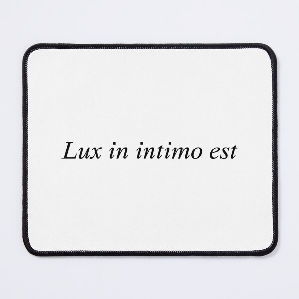 Item preview, Lux in intimo est - The light is within | Latin phrase designed and sold by wonderxwander.
