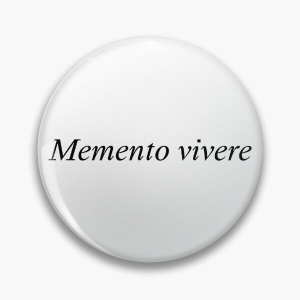 Item preview, Memento vivere - Remember to live | Latin phrase designed and sold by wonderxwander.