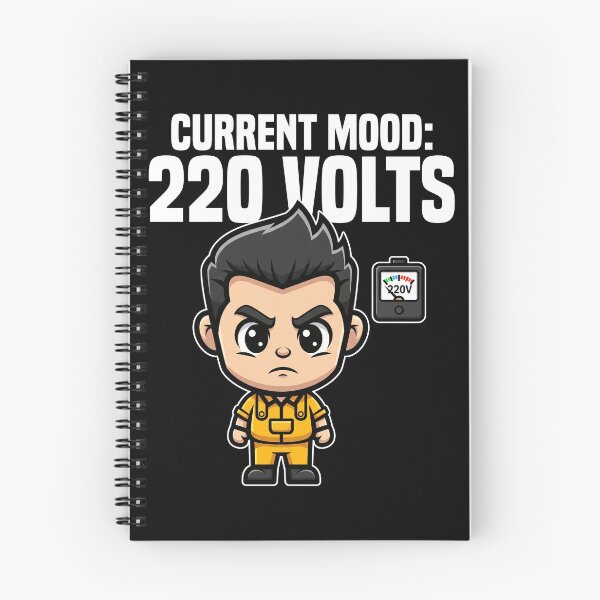 Item preview, CURRENT MOOD: 220 VOLTS - ELECTRICIAN designed and sold by KEF Custom.