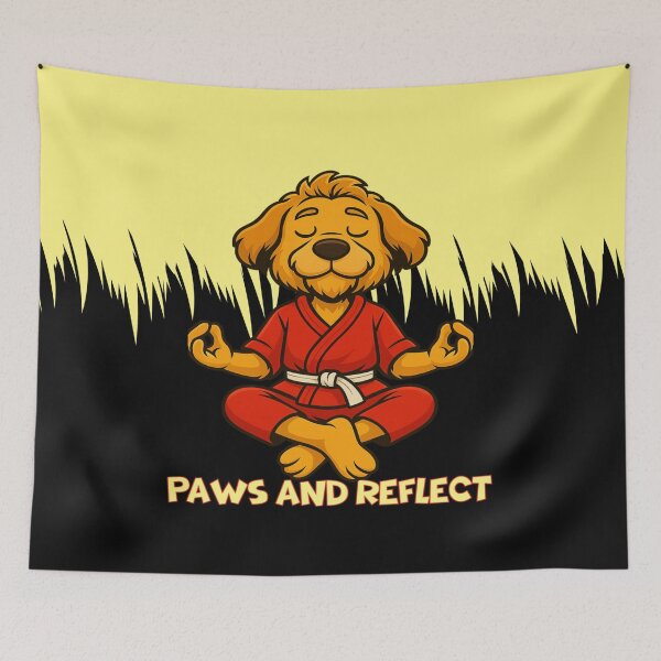 Item preview, Mens | Women | Paws and Reflect |  Graphic Crewneck Barefoot Pup  designed and sold by skkyfaithArtz.
