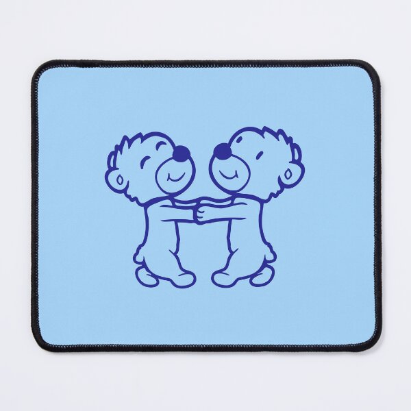 Item preview, 2 Bears Dancing Friends Happy Couple Lovers Team Cute designed and sold by shirt-o-mat.