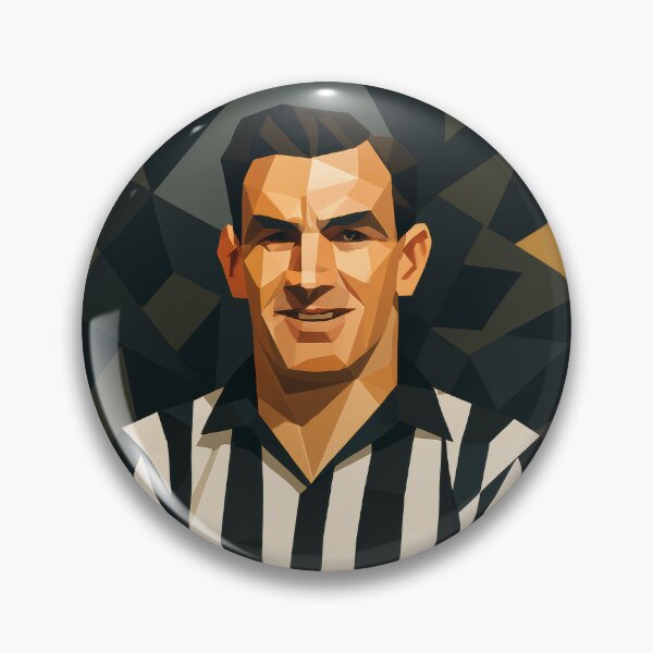 Artikelvorschau, Jackie Milburn, Fußballlegende Newcastle, Vektorgrafiken entworfen und verkauft von kakarikihill.