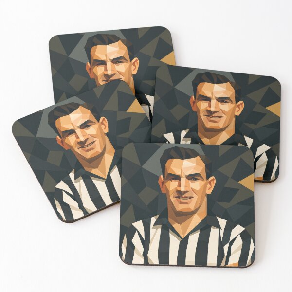 Item preview, Jackie Milburn Football Legend Newcastle Vector Art designed and sold by kakarikihill.