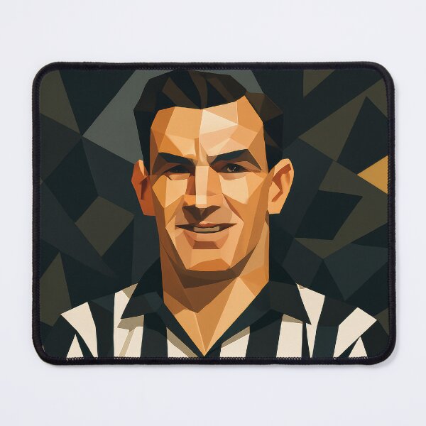 Item preview, Jackie Milburn Football Legend Newcastle Vector Art designed and sold by kakarikihill.